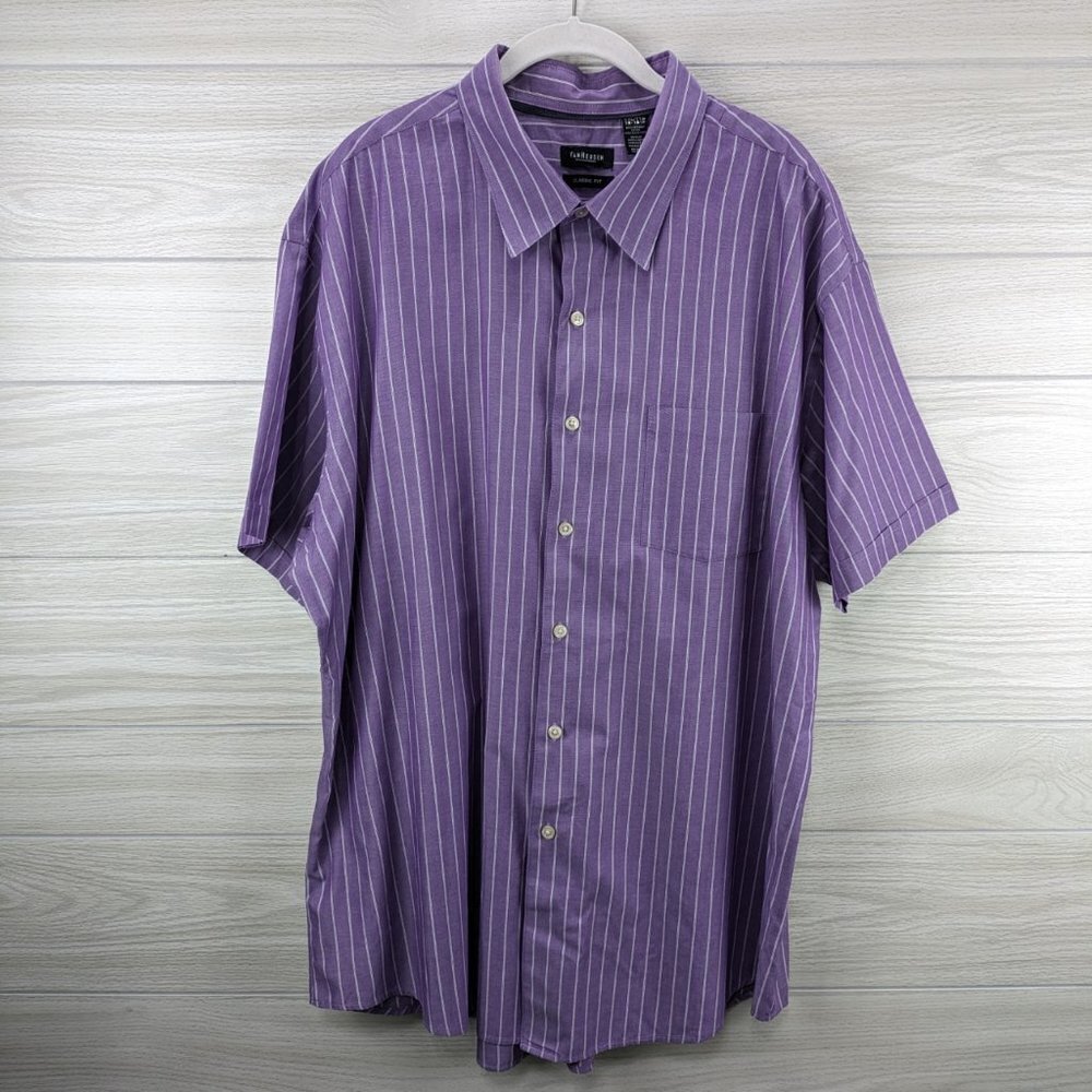 Men's XXL Short Sleeve Button Down Shirt